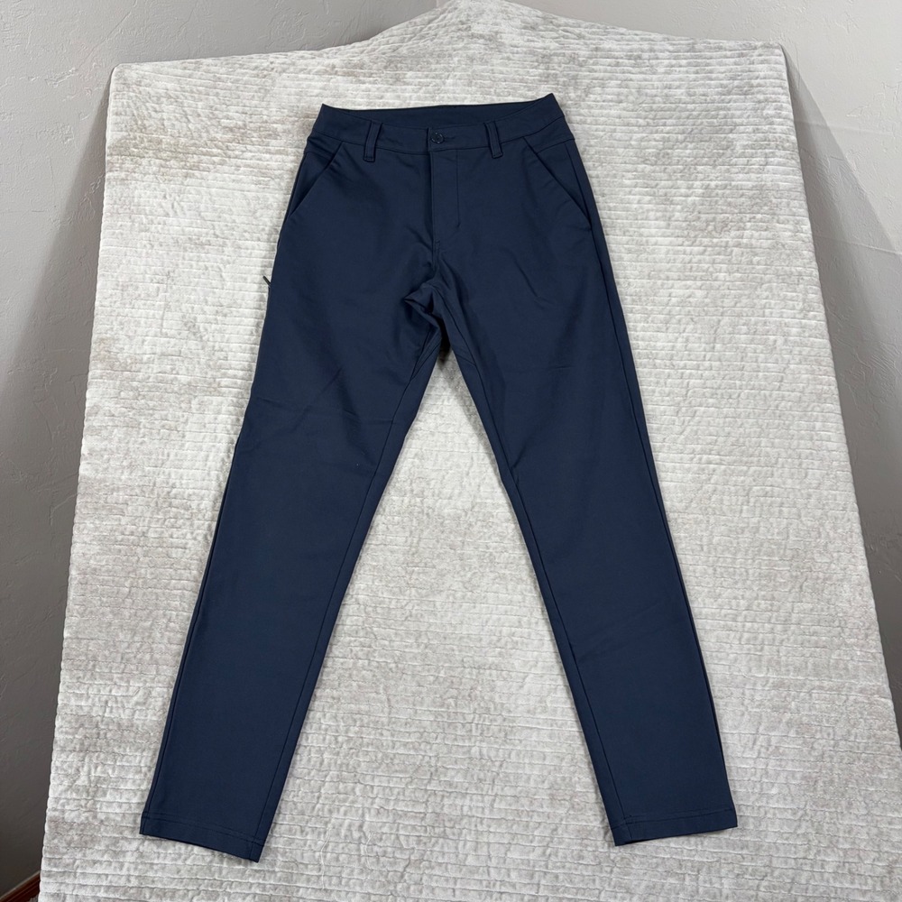 BYLT Premium Basics Everyday Pant 2.0 Slim Fit Navy Blue Mens 30 EDAY2